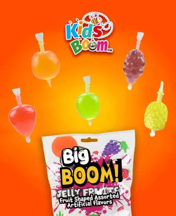 Kids Boom! | Big Boom Jelly Fruits 350g 24ct/10pcs