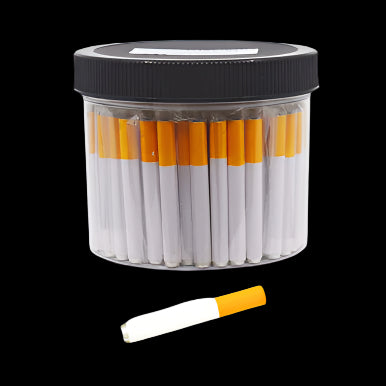 Metal Cigarette Design 1 Hitter Jar Of 100 ct