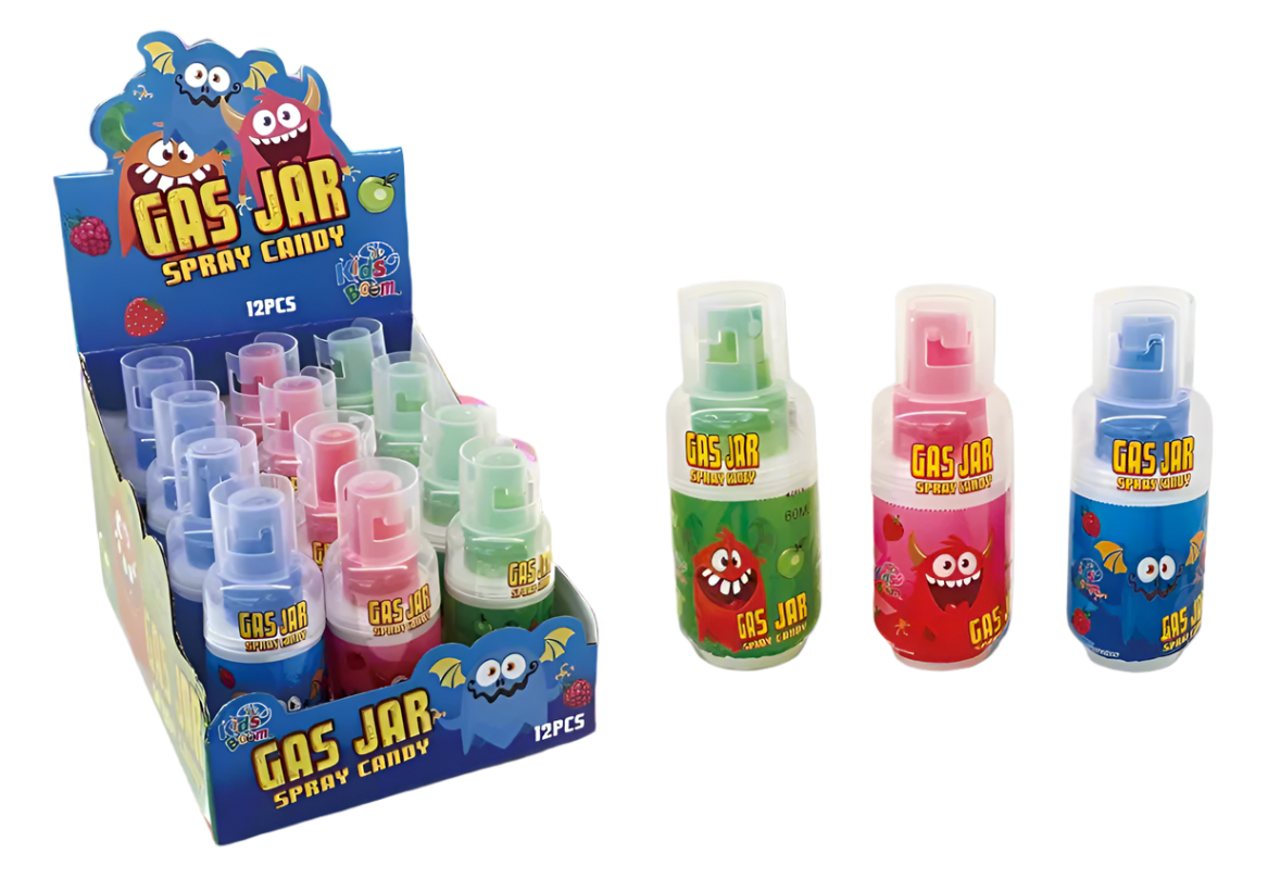 Kids Boom! Gas Jar Spray Candy