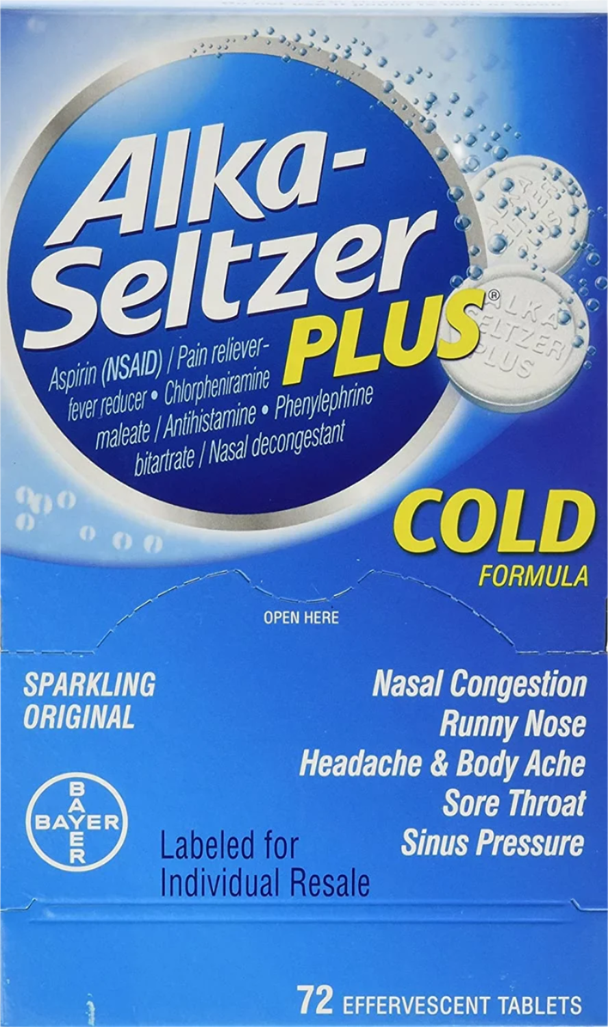 alkaseltzer Plus Cold 20ct