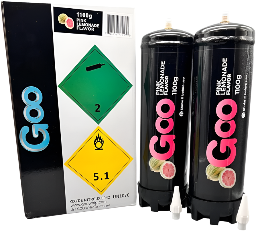 Goo 1100 N20 Cream Chargers - Whipped Cream Cylinder
